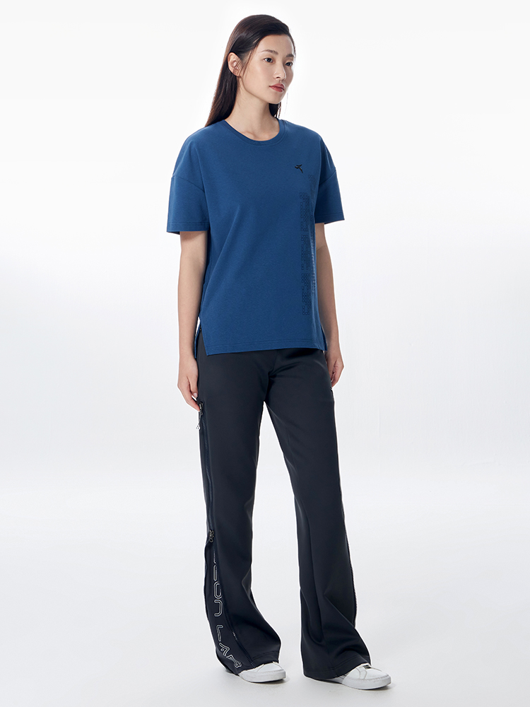 Air layer zippered sports pant Women