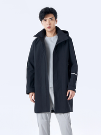 Urban Survival Recycled Casual Long Windbreaker Men