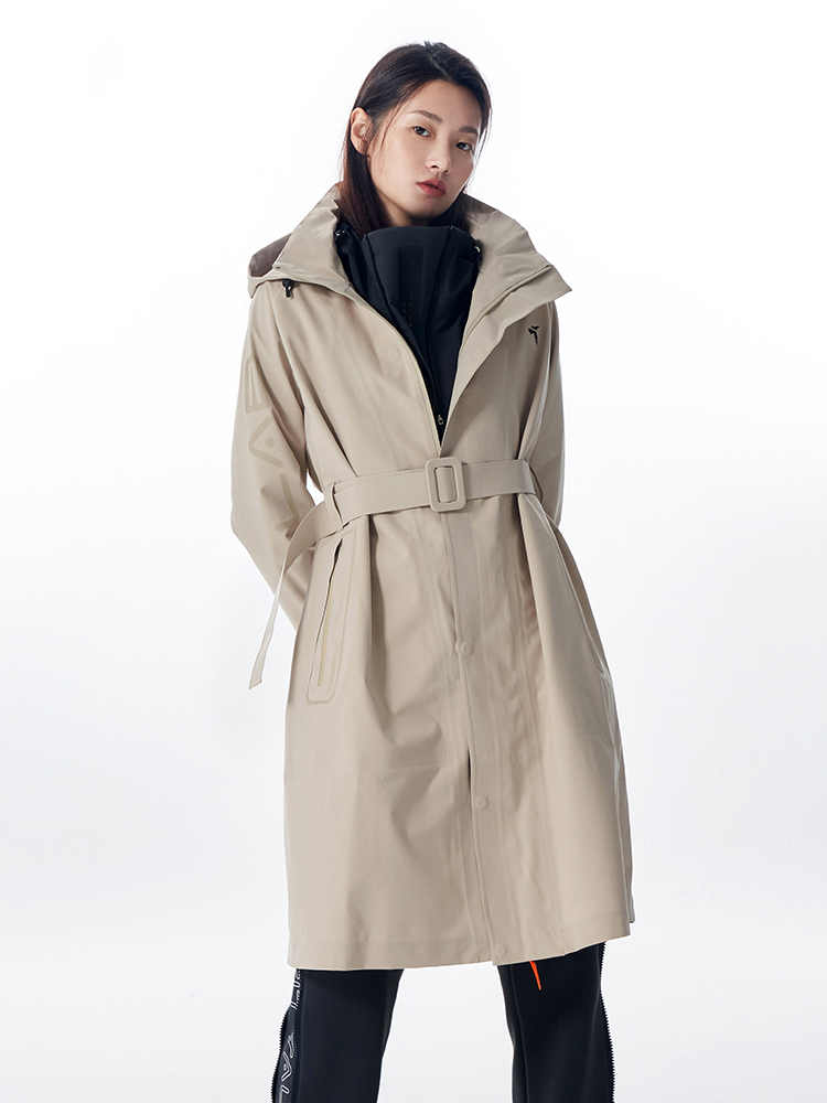 Urban Survival Recycled Casual Long Windbreaker Women