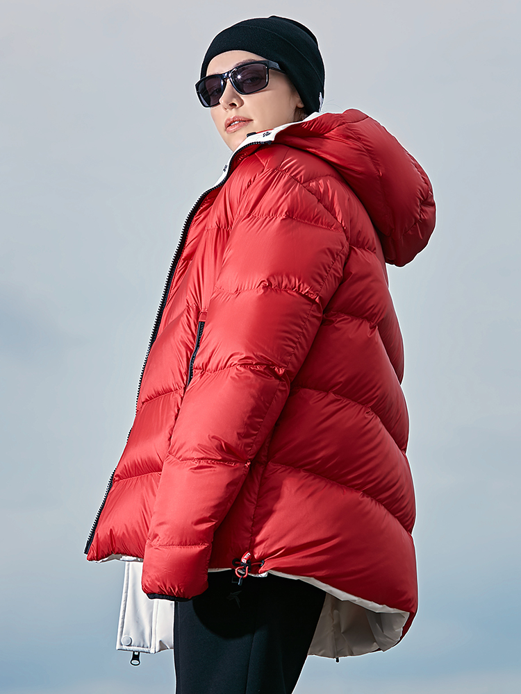 Reversible Waterproof Short Down Jacket Unisex