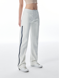Air layer zippered sports pant Women