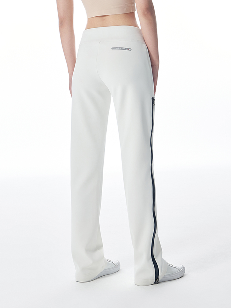 Air layer zippered sports pant Women