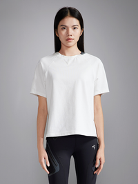Urban Explorer Cotton-Feel Cropped T-Shirt Women