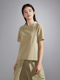 Urban Explorer Cotton-Feel Cropped T-Shirt Women