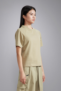 Urban Explorer Cotton-Feel Cropped T-Shirt Women